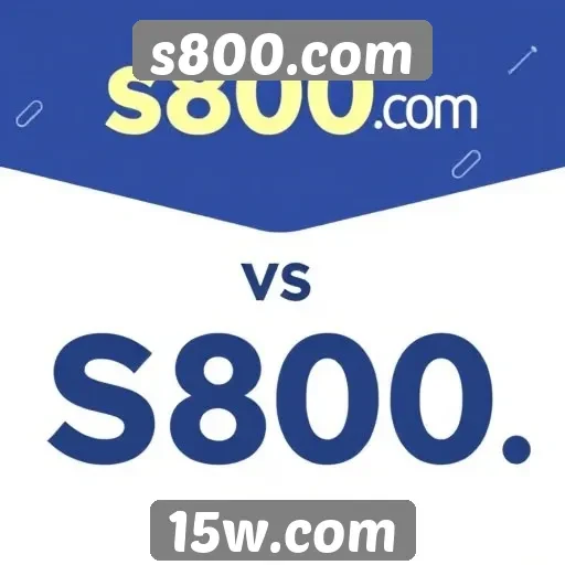 Comparativo entre s800.com e concorrentes no mercado