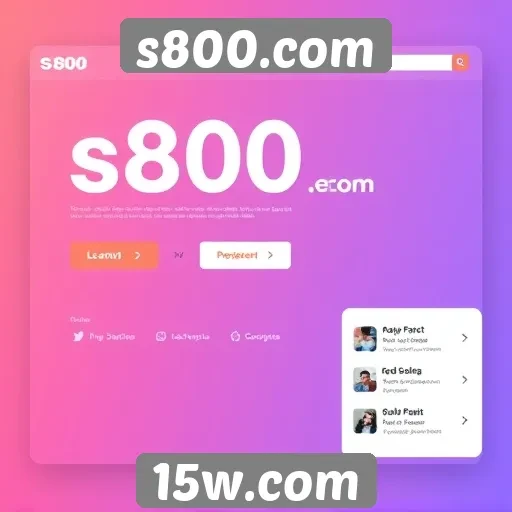 Plataforma s800.com se destaca pela interface amigável